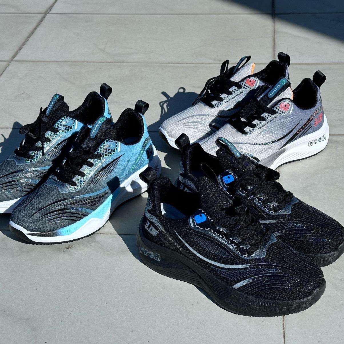 Panda Run แบรนด์คนไทย ไซส์38-48 รองเท้ากีฬาแบบลำลองใส่เที่ยว ใส่ออกกำลังกาย รองเท้าผ้าใบแฟชั่น สตรีท