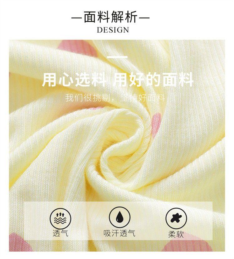 Product Introduction of 2025 Girls' Pajamas Summer Thin Baby Girls' Comfortable Breathable Ice Silk Home Wear Suit Children's Split Air Conditioning Clothes Sets 7