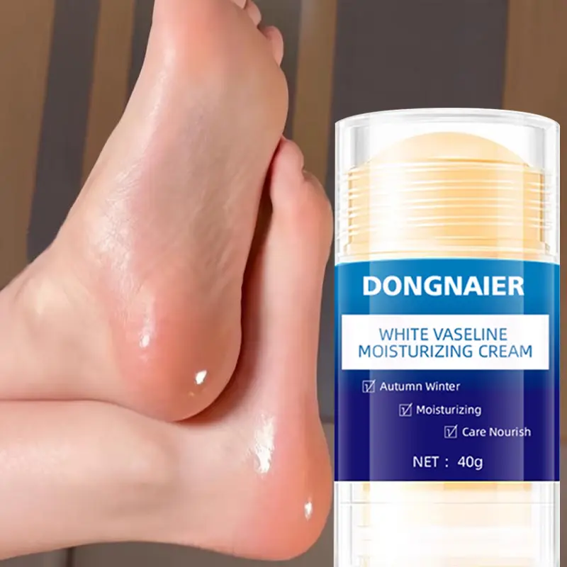 DONGNAIER Kem Dưỡng Da Chân Chống Nứt Nẻ, 40G, Thích Hợp Cho Bàn Chân Và Gót Chân Khô Và Nứt Nẻ, Dưỡng Ẩm Cho Bàn Chân Và Gót Chân Khô, Ngăn Ngừa Nứt Nẻ, Làm Cho Bàn Chân Mịn Màng Và Mềm Mại, Dưỡng Ẩm Và Nuôi Dưỡng, Chứa Squalene Thực Vật Chân Cho Bé 0