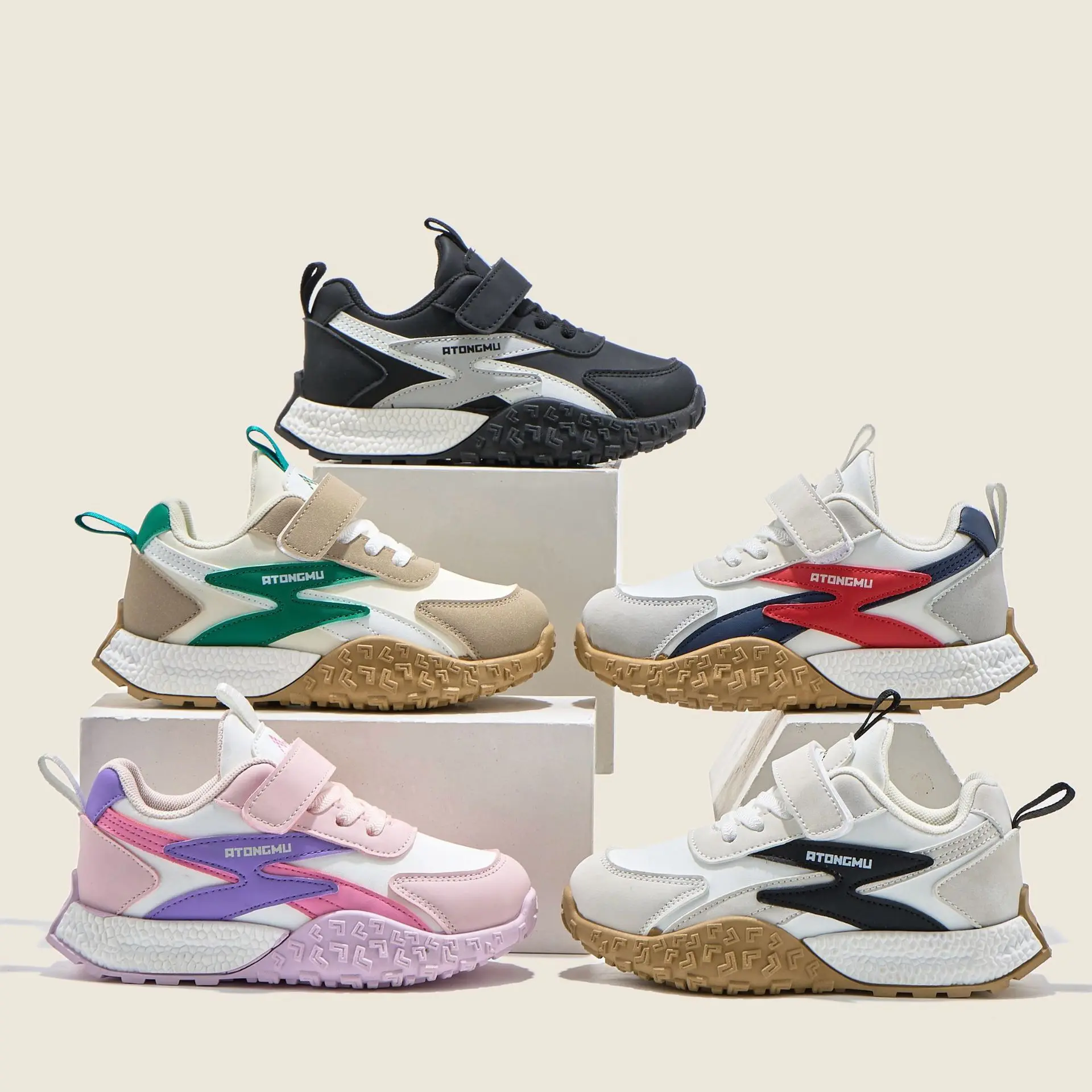 Spring 2025 New Kids Sports Shoes - Fashionable and Versatile Sneakers for Boys and Girls