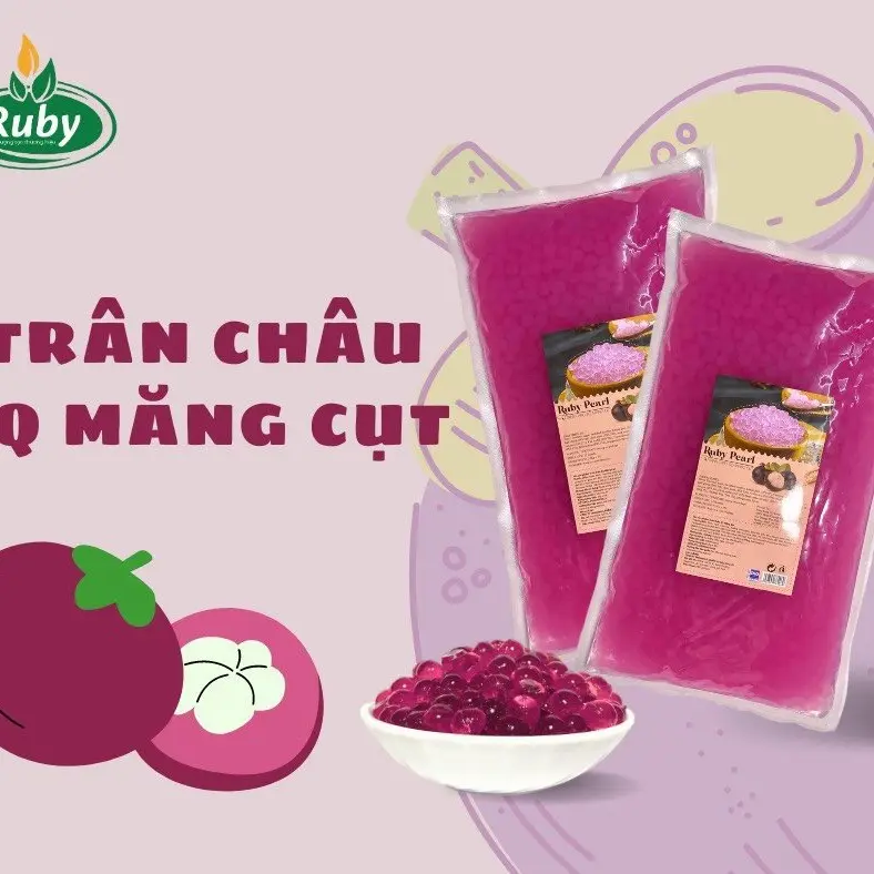 Chân Châu 3Q ĐỦ MÀU ĐỦ VỊ LOẠI MỚI GÓI 2KG -BẾP TRÀ SỮA SÓC KUN Topping 2