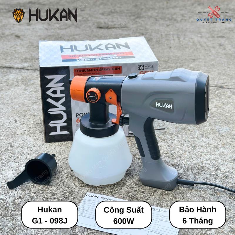 Máy Phun Sơn Điện Cầm Tay Hukan G1 - SG 098J Công Suất 600W Bảo Hành 6 Tháng