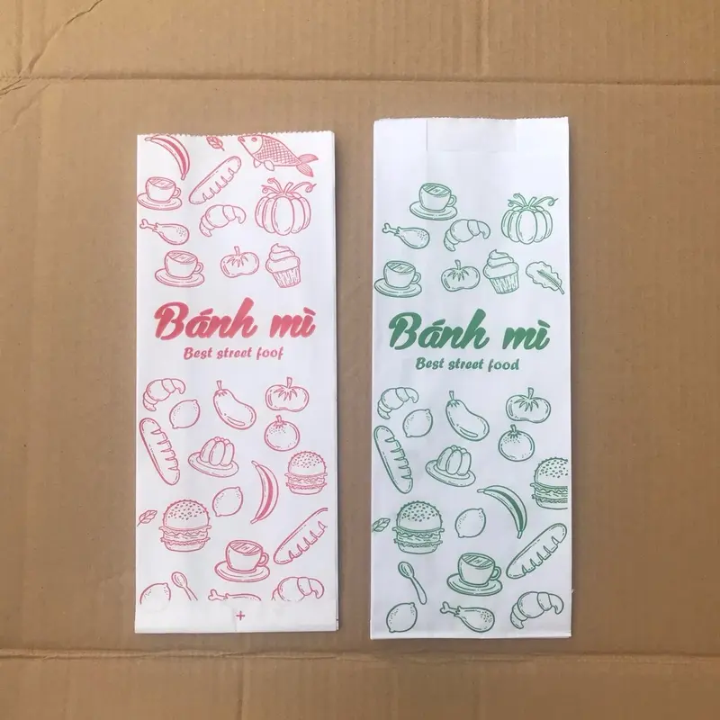 500 túi bánh mì in đỏ S1 size :10*5,5*25cm 4