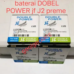 BATERAI DOBEL POWER JF J2 PRIME/J2PRO/J5 2015/J3 2015/GREND PRIME G530 KAPASITAS 5600MAH