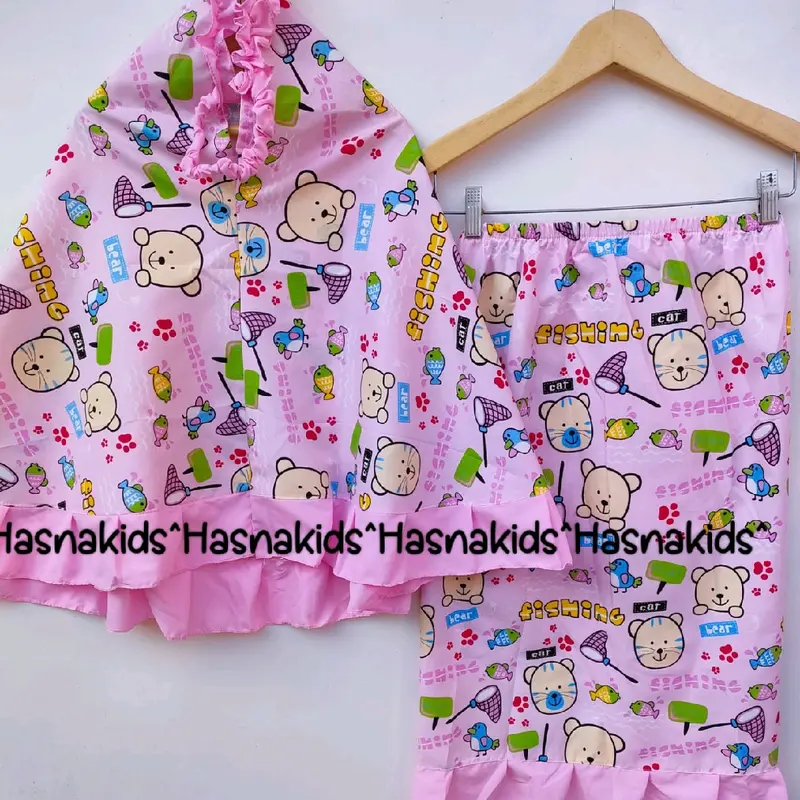 Mukena anak perempuan 2-5 tahun 5
