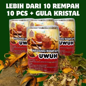 Wedang Uwuh Isi 10 Pcs Lebih Dari 10 Rempah Rempah + Gula Kristal - Wedang Uwuh Komplit