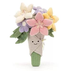 Cute Plush Flower Bouquet, 1 Count Creative Flower Bouquet, Birthday Gift for Girlfriend, Party Decoration Supplies Flower Bouquet, Gifts for Girl