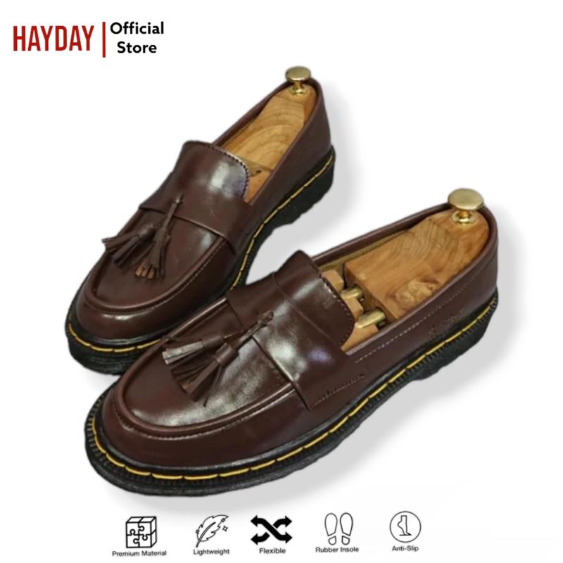 sepatu casual formal terlaris loafers pria dan wanita sepatu santai slip on hitam Pantofel 0