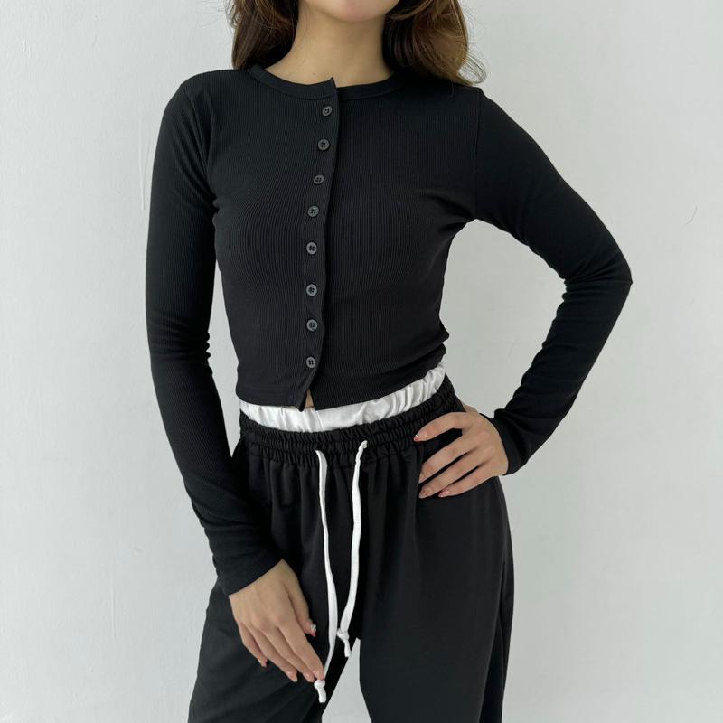 VIRGO TOP | Atasan Knit Wanita Korean Top Baju Knit Wanita Lengan Panjang Basic Long Sleeve 7