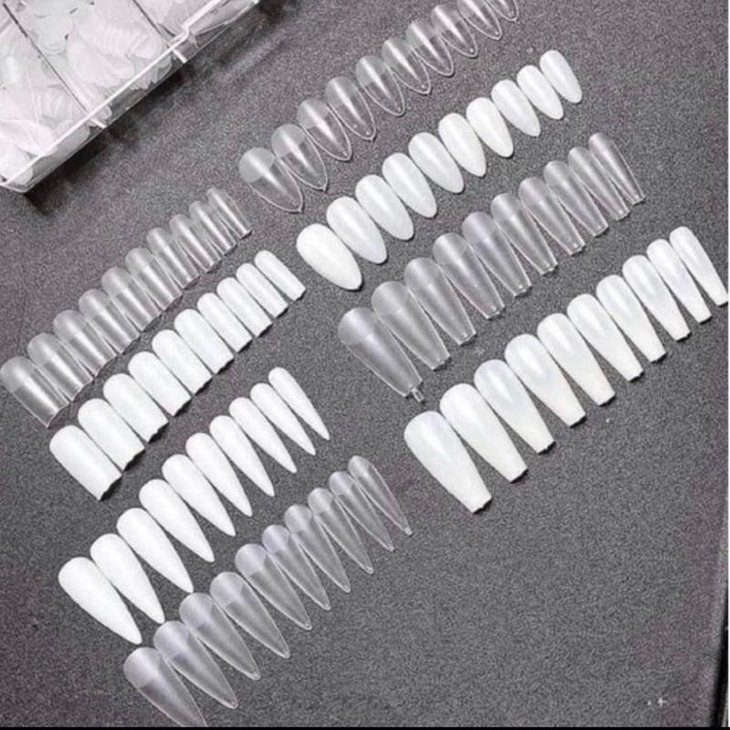 Móng úp HSM tay đủ dáng làm nail hộp 500 cái