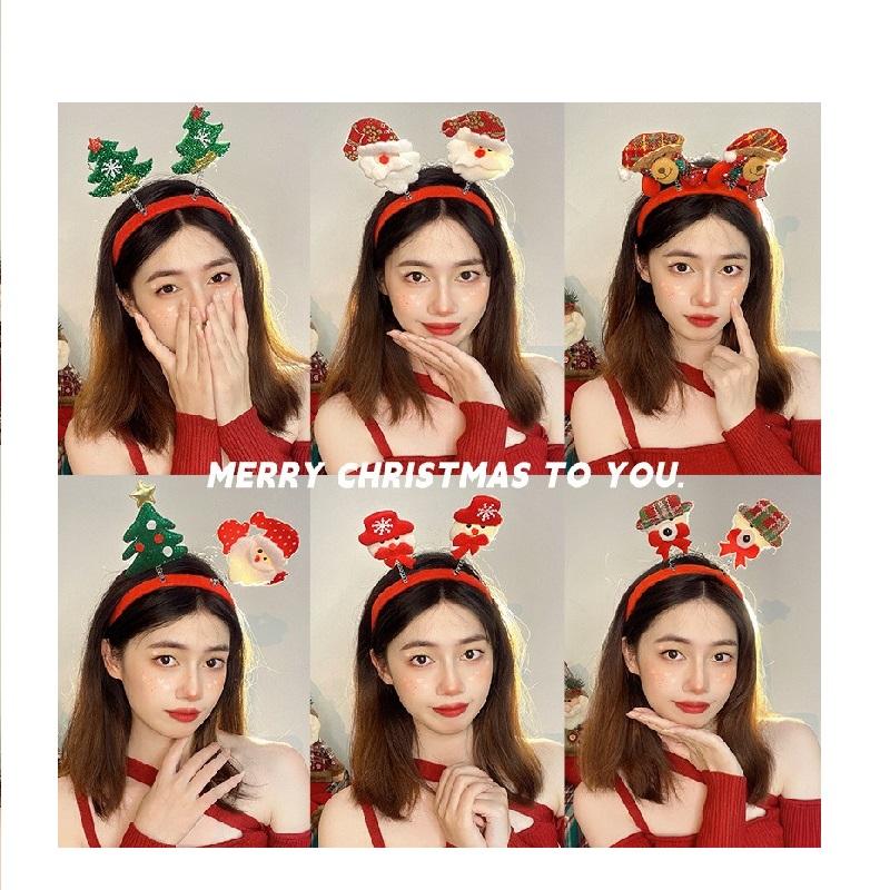  Bờm băng đô cài tóc noel hot tiktok- Cài giáng sinh tết - Quà tặng 