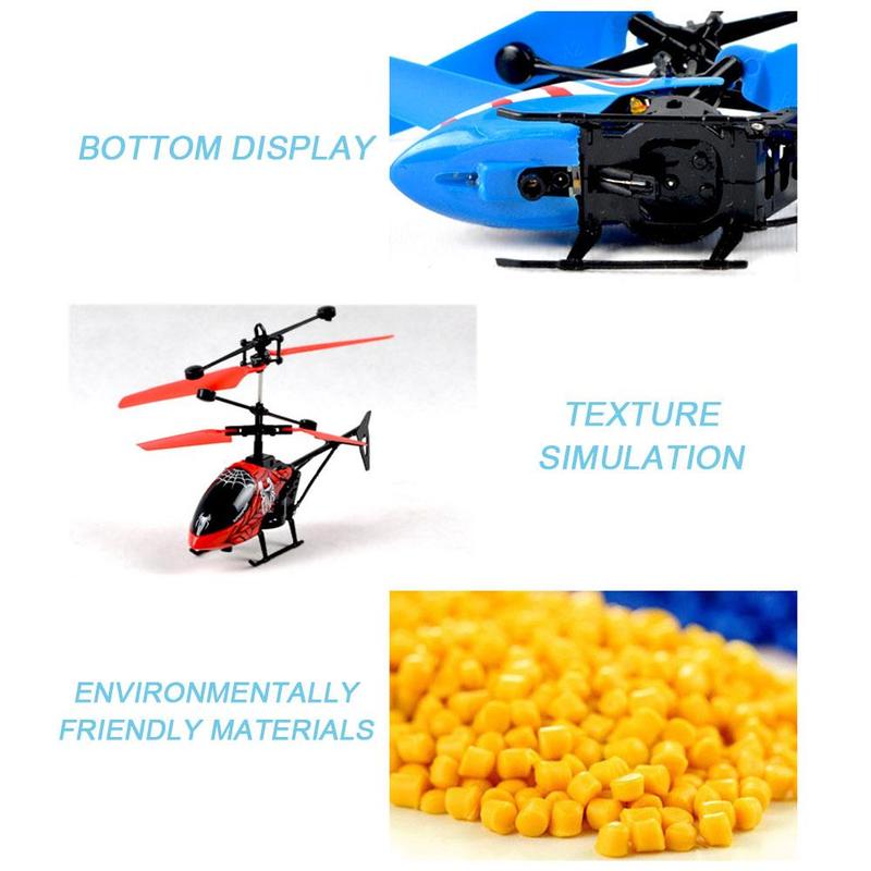 Product Introduction of 1PCS Remote Control Helicopter RC Rechargeable Aircraft Infrared Induction Toys For Kids K0P0 19