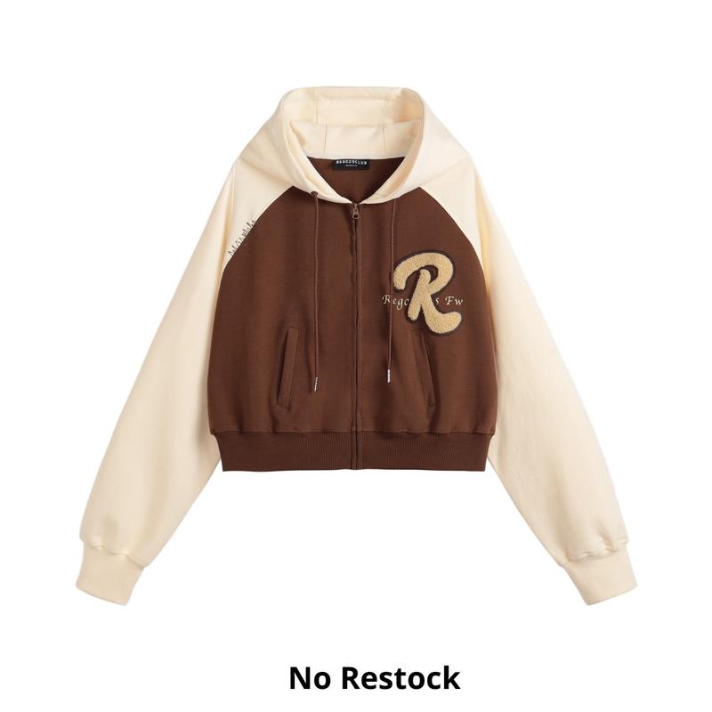 Áo khoác HoodieZip dây kéo thêu REGODS form rộng unisex nam nữ nỉ PCG - Hoodiezip Raglan