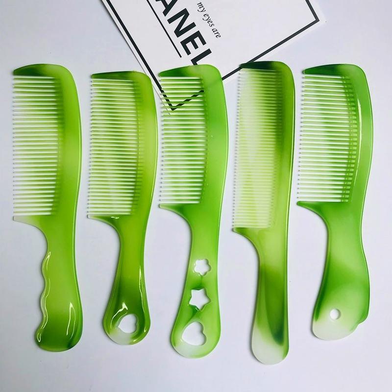 Product Introduction of 10 pieces of nylon comb with free shipping, unbreakable, thickened plastic household comb, professional hairdressing comb set, hairdressing comb 21