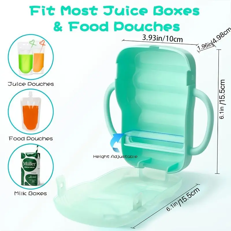Baby Fruit Juice Feeder, 1/2 Counts Reusable Baby Fruit Feeder Pacifier, Baby Fruit Feeder Pacifier, Baby Food Supplement Feeder, Baby Food Grasping Toy 1