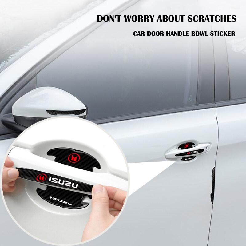 Product Introduction of สติ๊กเกอร์กันรอยชามประตูรถยนต์ ลายคาร์บอนไฟเบอร์ หนา เหมาะสำหรับ Isuzu MUX, TAGA, TFR, DMAX, MU, MU7, สติ๊กเกอร์ป้องกันแฮนด์ชามประตู 10