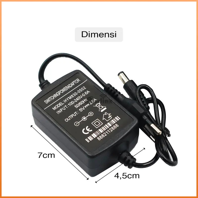 Power Adaptor Supply 5V 2A Part Media Converter HTB 3100 Adaptor Baik Computer Charger 6