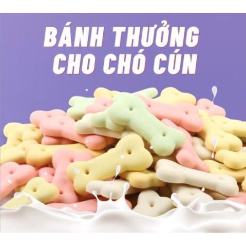 Product Introduction of Ngaupet- Đồ ăn thưởng cho chó (nhiều loại), Snack cho thú cưng ăn nhẹ bánh đa hương vị thịt bò, gà, phô mai viên thịt ngộ nghĩnh hấp dẫn giúp nghiền răng sạch răng gói 100g 2