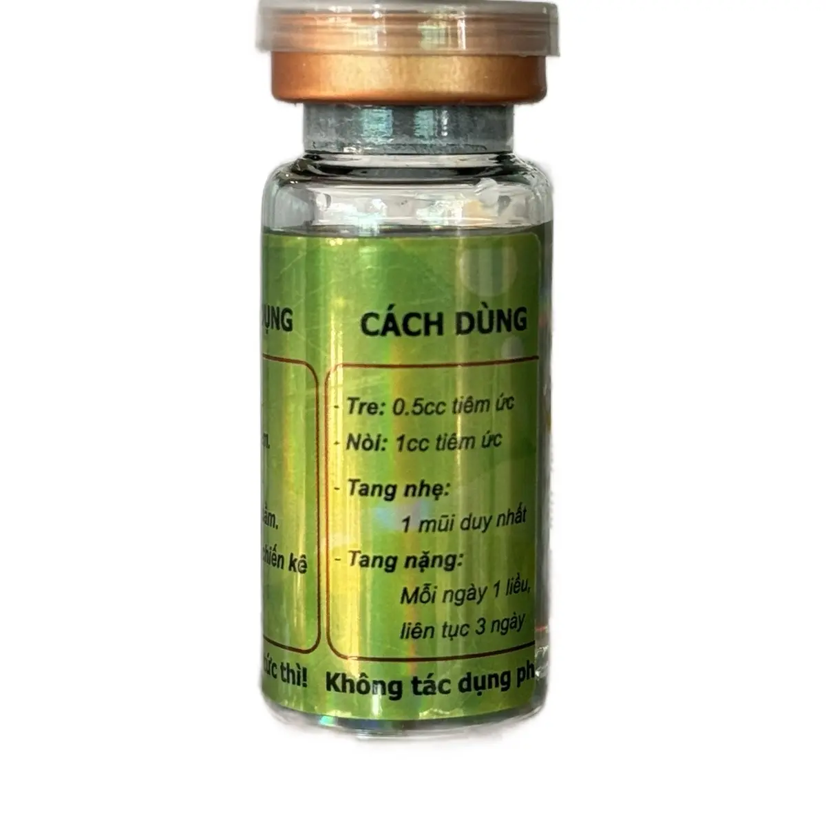 Chai hoạt chất trị tang giảm đau kháng viêm hạ sốt mát gà Dương Củ Chi
