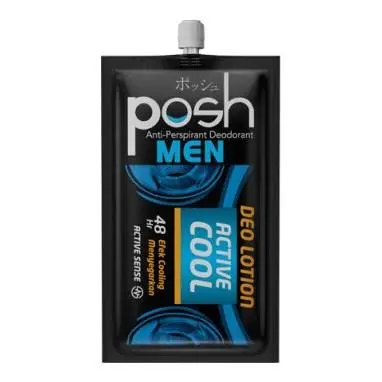 Posh Men Deo-Lotion Active Cool Sachet 11gr