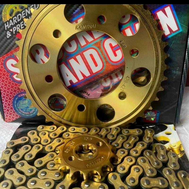 Nhông Sên Dĩa NSD Ex150 - Đĩa 42 Nhông 14 Sên Đúc 10 Ly Chở Hàng Nặng Phụ Tùng