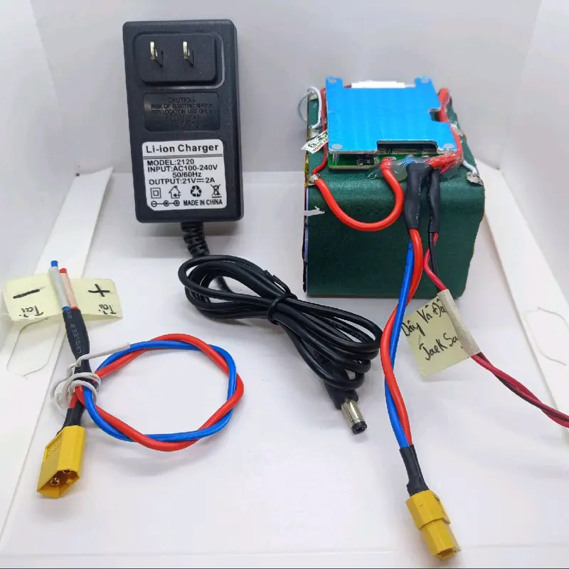 Khối Pin 5S3P 18V/21V hàn sẵn dây 5