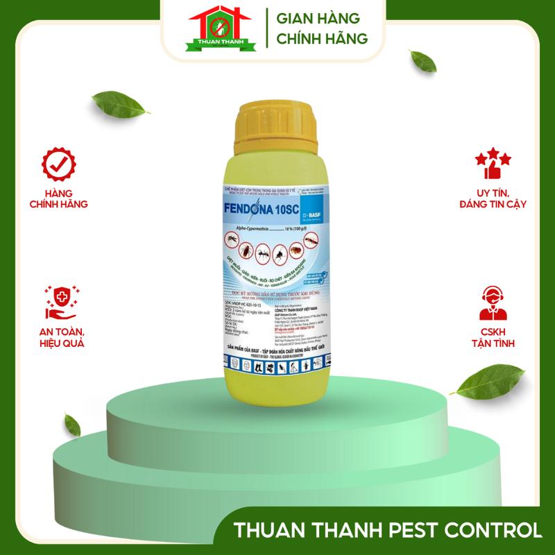 [500ml] Dung Dịch Diệt Muỗi Y Tế, Diệt Ruồi, Mạt, Gián, Kiến Ba Khoang Fendona 10SC An Toàn Hiệu Quả