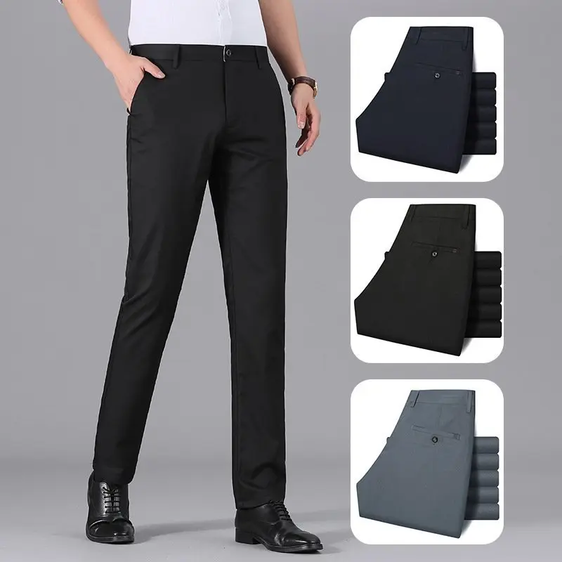 BIGSIZE 38-46 (85-130kg) Quần tây, quần âu nam công sở form slimfit chất thun co giản mềm mịn kèm ảnh thật Cotton Menswear