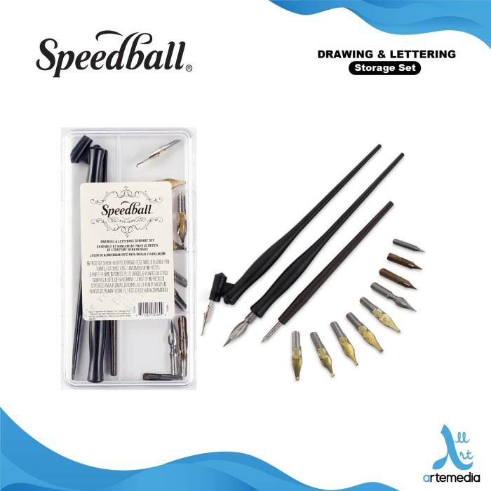 Promo Speedball Calligraphy & Drawing Set – Broad Edge Flexible Hunt ...