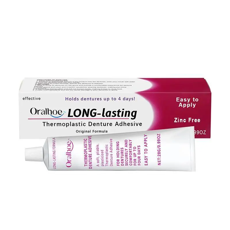 Thermoplastic Denture Adhesive Long-Lasting Denture Fixing Adhesive Improve Comfort Denture Care Products Odontologia