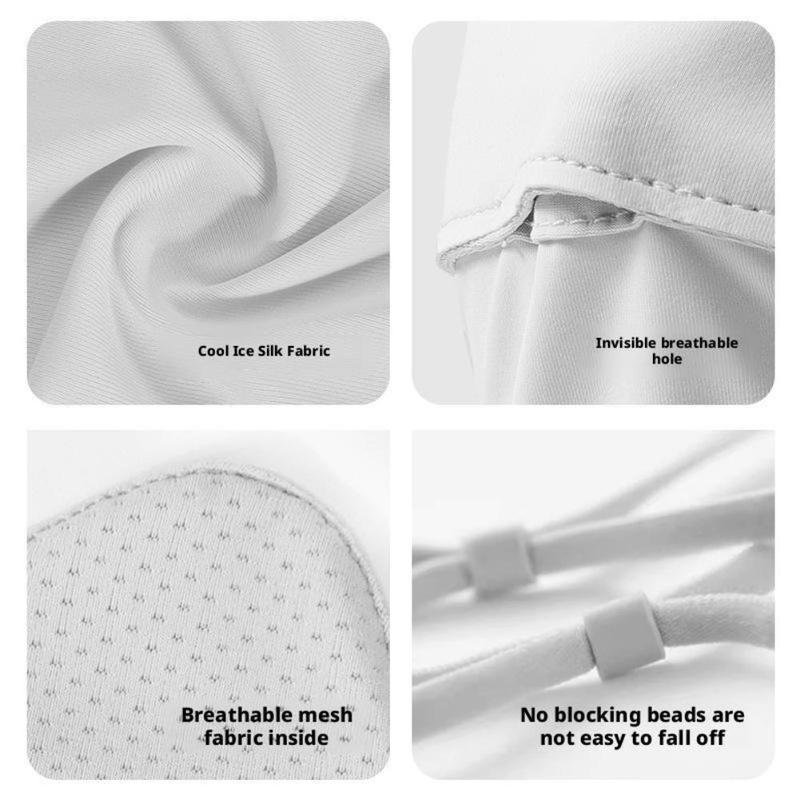 Product Introduction of Outdoor Cycling Ice Silk Mask Anti-UV Sun Protection Mask Adjustable Breathable Sport Mask For Outdoor Cycling 22