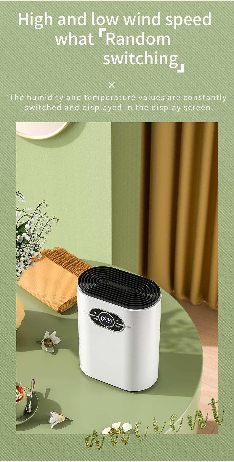 Product Introduction of Dehumidifier Household Dehumidifier Small Bathroom Dehumidifier Drying Bedroom Mini Moisture Absorber Indoor Moisture-Proof 8