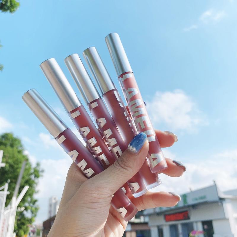 Son Kem Lameila Velvet Lip Glaze G6 Mịn Nhẹ Màu Lâu Phai, Son Lameila Velvet Lip Glaze Màu Son Lì 4