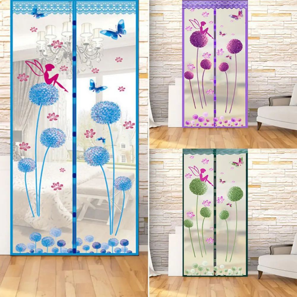 Màn Chống Ruồi Từ Tính Cho Cửa Ra Vào Và Cửa Sổ, Màn Chống Muỗi Lưới, Yêu Tinh Bồ Công Anh, Mùa Hè