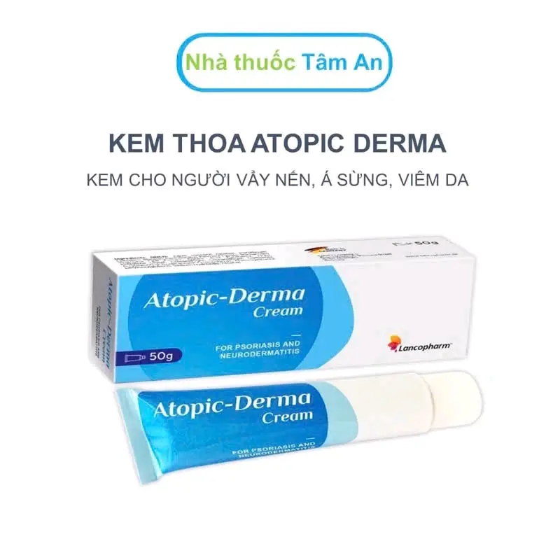 Kem Atopic Derma kem thoa vảy nến á sừng viêm da 50g