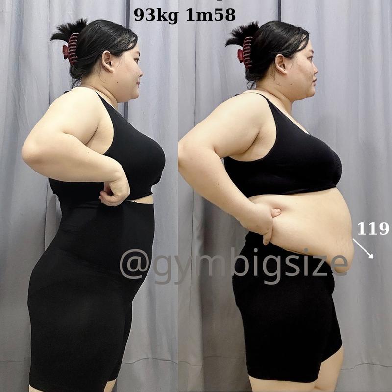 Quần định hình nữ bigsize gen bụng Ôm gọn Trơn Màu đen,da