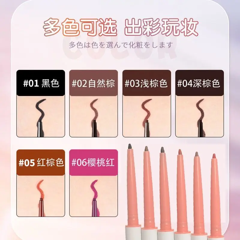Bút Gel Kẻ Mắt, Thật, Lâu Trôi, Chống Nhòe, Không Thấm Nước, Chống Mồ Hôi, Bút Tơ Tằm, Thích Hợp Cho Người Mới, Bút Kẻ Mắt Đầu Rất Mịn, Lý Tưởng Cho Bữa Tiệc Sinh Viên  Cosmetic Mỹ Phẩm Women Trang Điểm Nữ Cho Bé 2