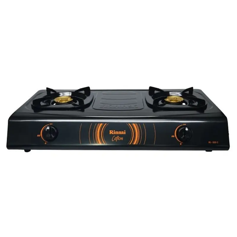 RINNAI Kompor Gas 2 Tungku RI-522C - Hitam 2