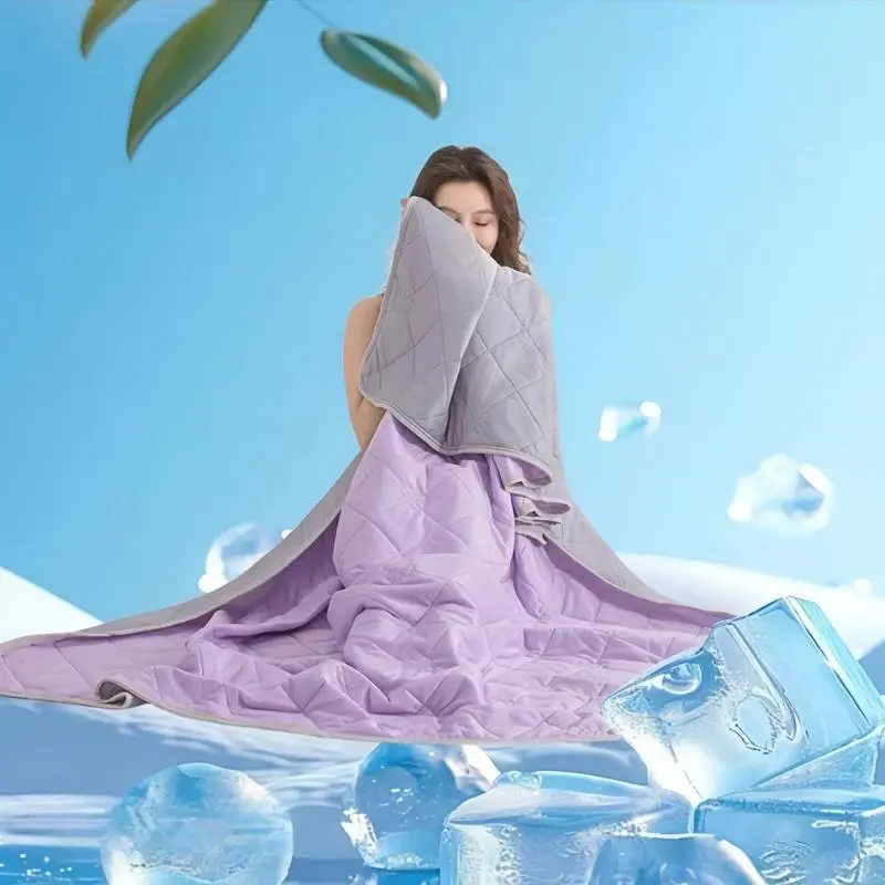 Cooling Summer Blanket, Lightweight Breathable Silky Soft Blanket, Comfortable Bedding for Home Bedroom, Perfect Gift for Loved Ones, Lightweight Throw Blanket 4