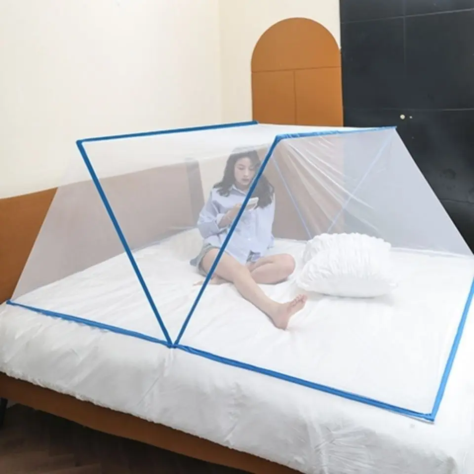 Kelambu Anak / Kelambu Tempat Tidur Persegi / Kelambu Lipat Persegi Bisa di Lipat Anti Nyamuk Ukuran 135 cm / 165 cm