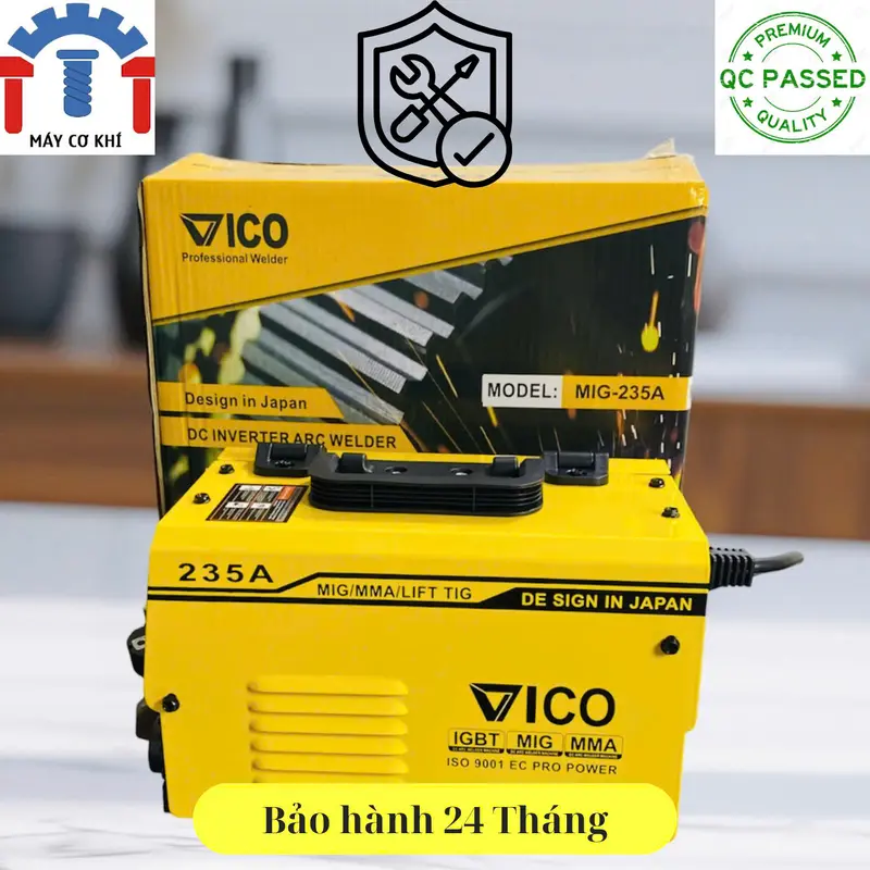 Máy hàn Mig 3 chức năng không khí mini Que-MIG-TIG- chính hãng VICO Việt Nam mayhan  mig máy  hàn  mig  3  chức  năng 5