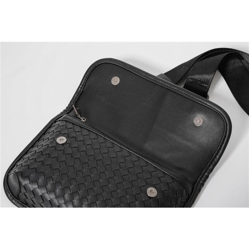 Product Introduction of Japan Fashion Braided Chest Bag Casual Shoulder Bag CrossBody Bag Tiger-head Bag 11