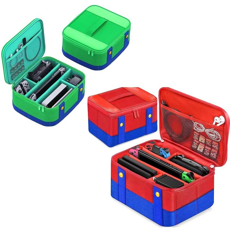 Mới Sức chứa lớn Hộp bảo vệ mang theo Di động Nylon Túi xách Chống sốc Phụ kiện trò chơi for Nintendo Switch OLED