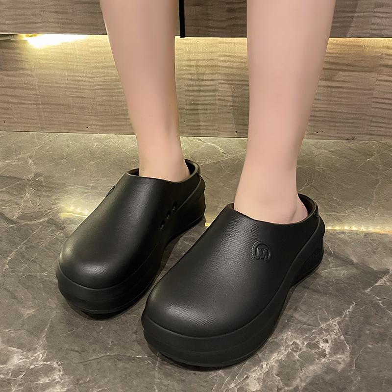 Product Introduction of Muse giày Sandals Nữ Sandals Ngón Chân Cái Trắng Nền Đế Chống trượt EVA Chiều cao Mềm & Gia Cố 122503 18