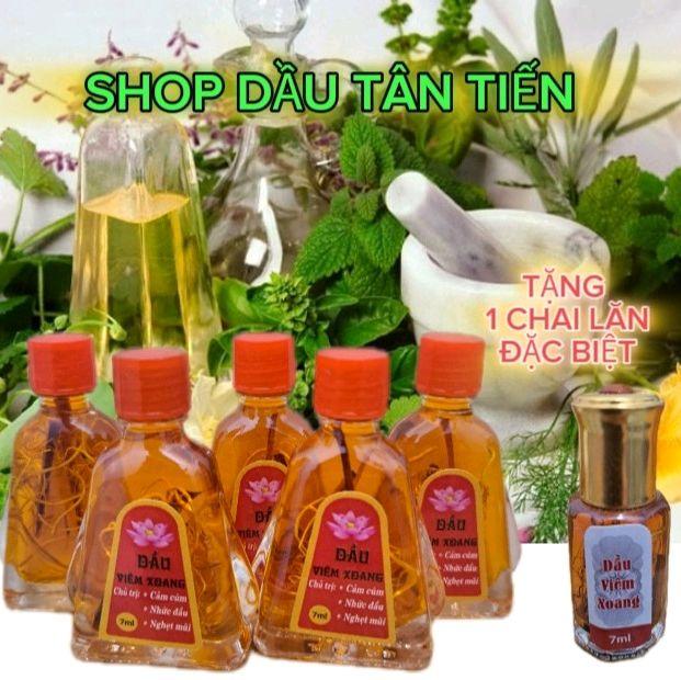 (5 CHAI 7ML) DẦU VIÊM XOANG Ủ THUỐC 5 CHAI 7ML(hỗ trợ ngủ ngon  nhức mõi CÓ RỄ THẢO MỘC(tem đỏ)(tặng 1 chai lăn đặc biệt.