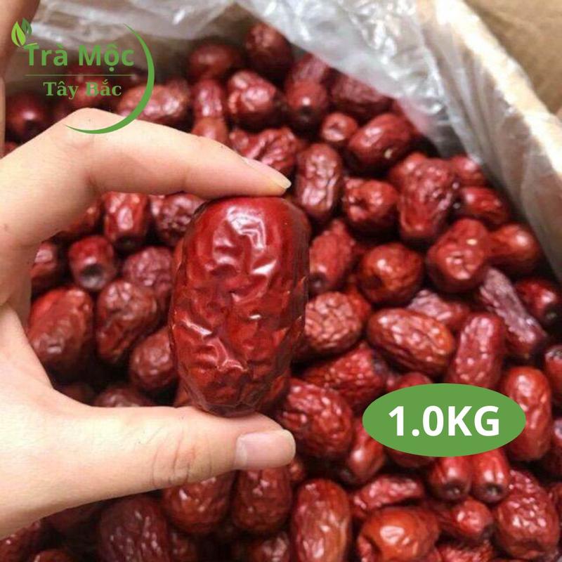 1Kg Táo đỏ tân cương hoa điền Size 170-180 trái thơm ngon sạch kho tự nhiên - đồ ăn nhẹ khô bổ dưỡng - đồ ăn vặt - Trà Mộc Tây Bắc Snack Food Thức Ăn