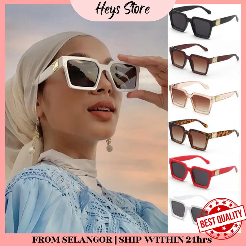 Heys Spec Viral Korean Style Spek Cermin Kaca Mata Hitam Unisex Sunglass Sunglasses Spectacles Frame