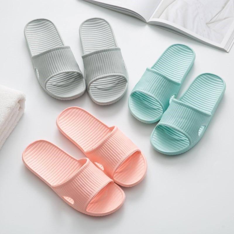 Dép đi trong nhà siêu nhẹ nhựa nguyên khối dép lê xốp mang đi trong nhà tắm văn phòng chống trơn trượt nam nữ đủ size D5 Slipper DéP Cao Su Đế Bằng 1