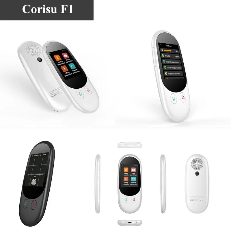 Máy phiên dịch trực tiếp Corisu F1 dịch giọng nói cực chuẩn, dịch không cần kết nối mạng 11 ngôn ngữ 6