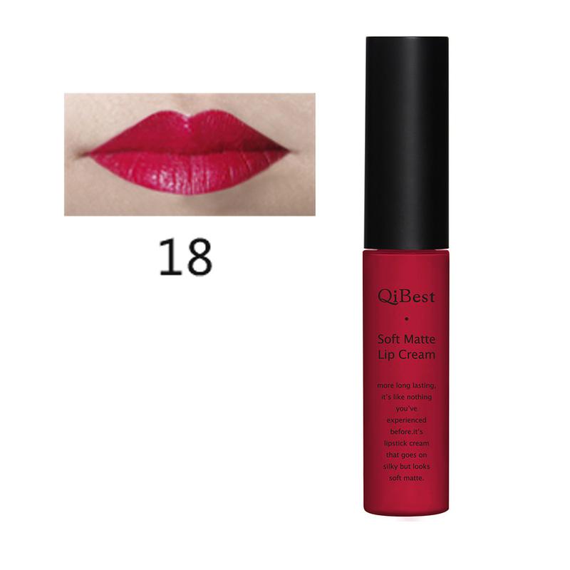 Makeup 34 Color Matte No Stain on Cup Long Lasting Lip Gloss Matte Lip Glaze Lipstick Glossy Cosmetic Lip Care 6